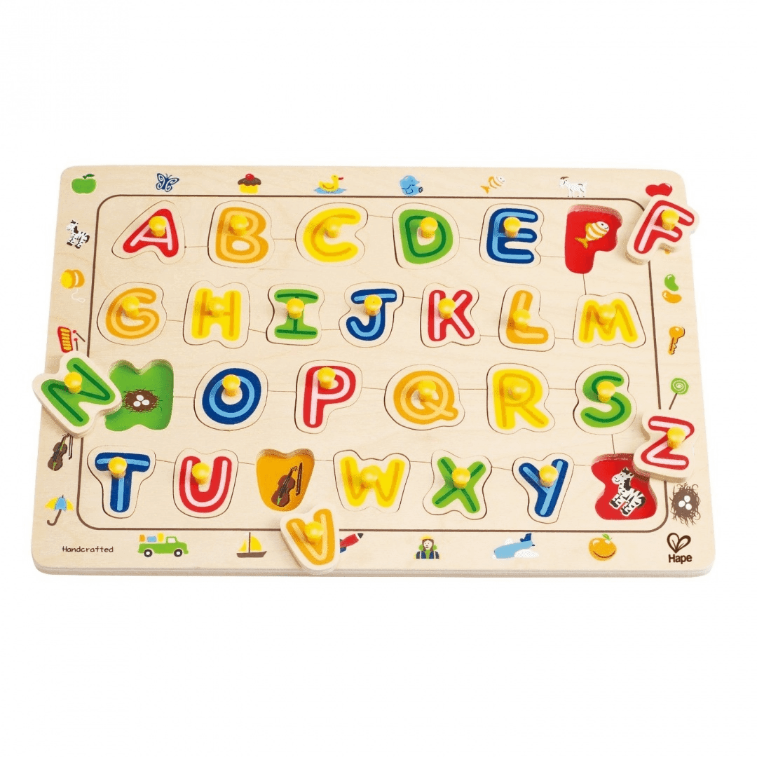 Hape alphabet puzzle shop