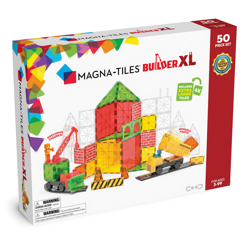 Magna-Tiles | Magnetische tegels - Builder XL - 50-delig