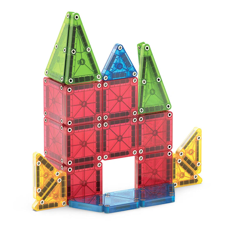 Magna-Tiles | Carreaux magnétiques - Carreaux magnétiques - Micromags - Ensemble de voyage - 26 pièces