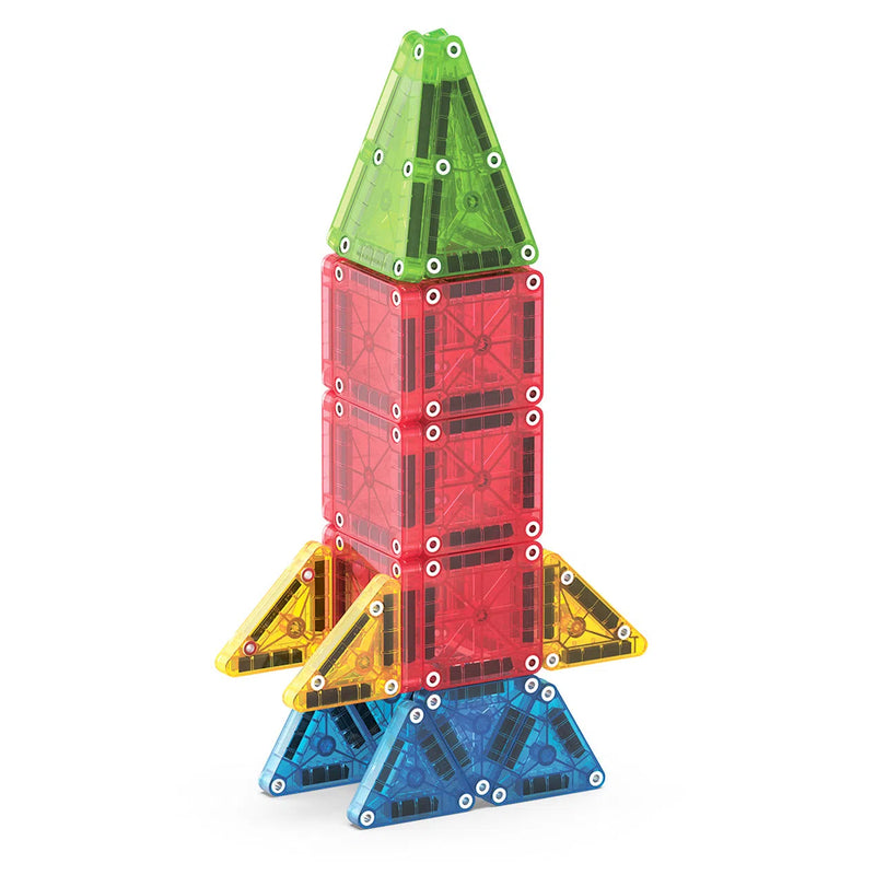 Magna-Tiles | Carreaux magnétiques - Carreaux magnétiques - Micromags - Ensemble de voyage - 26 pièces