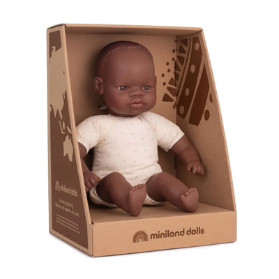 Miniland | African - Soft doll - 32cm