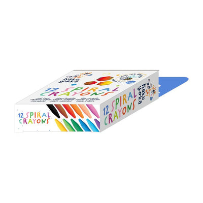 Haku Yoka | Spiral Crayons - 12 wax crayons