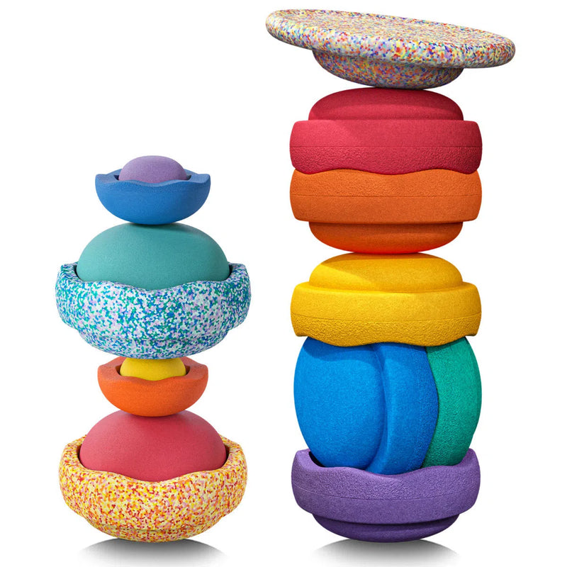 Stacking Stone | Special Rainbow Classic Fusion Edition - Set of 6+1 free