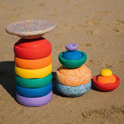 Stacking Stone | Special Rainbow Classic Fusion Edition - Set of 6+1 free