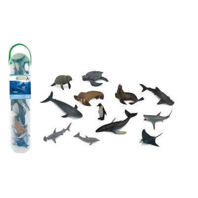 Collecta - Collecta | Mini Zeedieren - Set met 12 zeedieren - De Hartjesdief