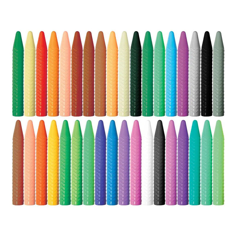 Haku Yoka | Spiral Crayons - 36 Wax Crayons