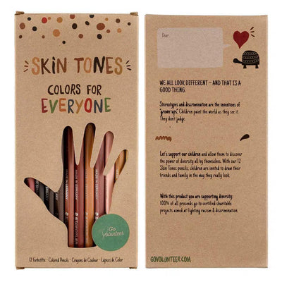 Hautfarben Buntstifte - Hautfarben Buntstifte | Skin Tones - Kleurpotloden - De Hartjesdief