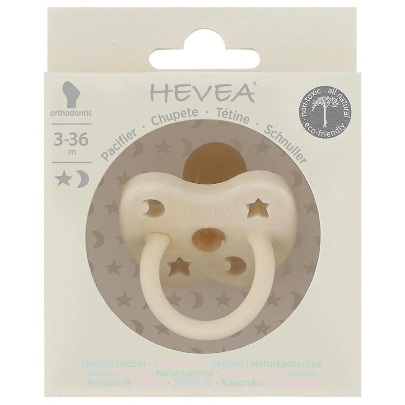 Hevea - Hevea | Fopspeen Orthodontisch - Milky White (0-3 maanden) - De Hartjesdief