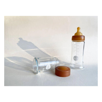 Hevea - Hevea | Glazen fles 250ml (2-pack) - Wide Neck - Medium Flow - De Hartjesdief
