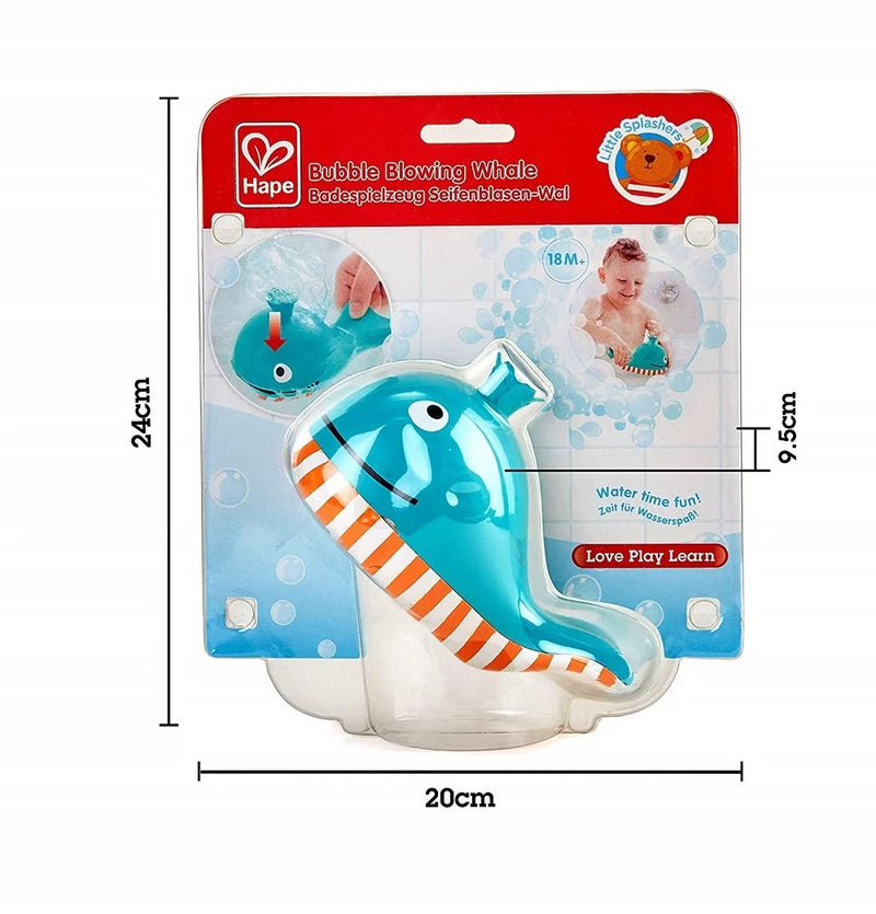 Hape | Bath Toy - Bubble Blowing Whale