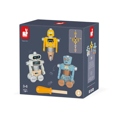 Janod - Janod | Brico'Kids Build-Your-Own Robots - De Hartjesdief