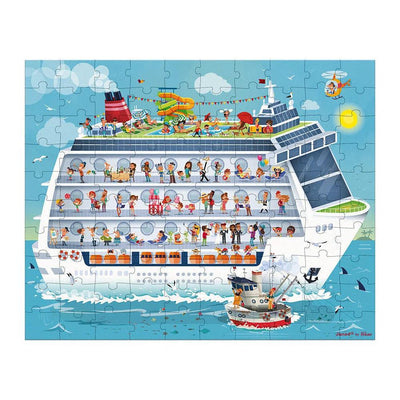 Janod - Janod | Puzzel Cruise Ship - 100 en 200 stuks - De Hartjesdief