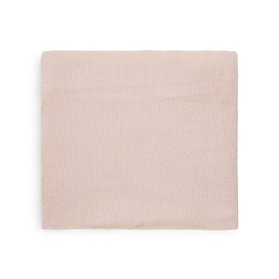 Jollein - Jollein | Deken Ledikant 100x150cm Basic Knit - Pale Pink - De Hartjesdief