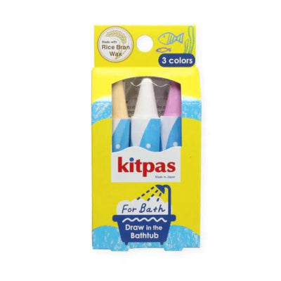 Kitpas - Kitpas | Badkrijt 3 stuks (geel, wit en roze) - De Hartjesdief