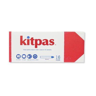 Kitpas - Kitpas | Medium (raam) Krijtjes 16 stuks - De Hartjesdief