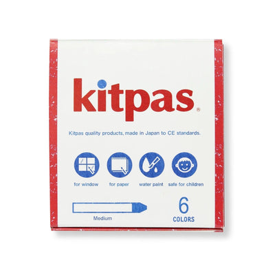 Kitpas - Kitpas | Medium (raam) Krijtjes 6 stuks - De Hartjesdief