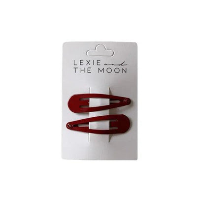 Lexie and the Moon - Lexie and the Moon | Haarspeldjes Deep Red - Rood - De Hartjesdief