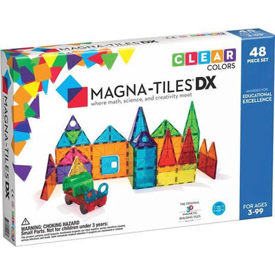 Magna-Tiles - Magna-Tiles | Clear Colors 48 Deluxe - De Hartjesdief