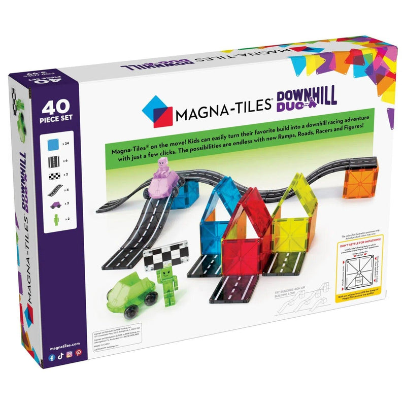 Magna-Tiles - Magna-Tiles | Downhill Duo - 40-delig - De Hartjesdief