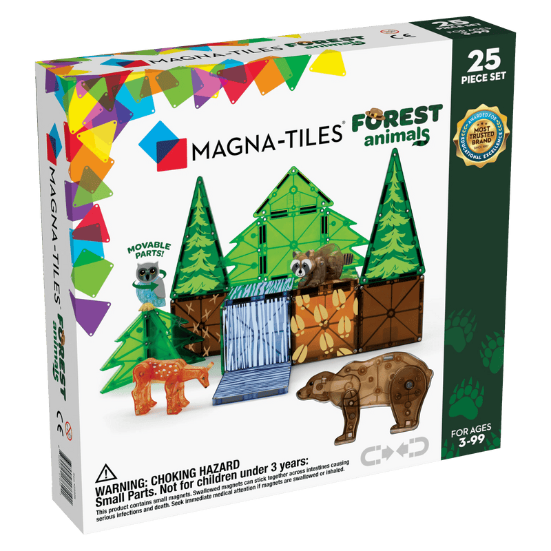 Magna-Tiles - Magna-Tiles | Forest Animals - 25-delig - De Hartjesdief