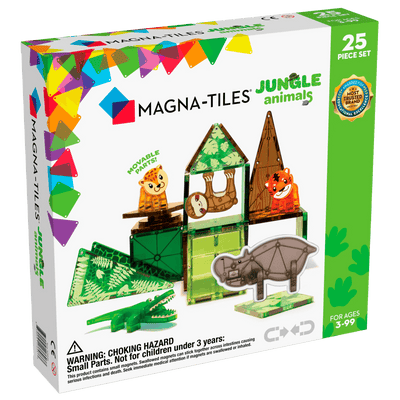 Magna-Tiles - Magna-Tiles | Jungle Animals - 25-delig - De Hartjesdief
