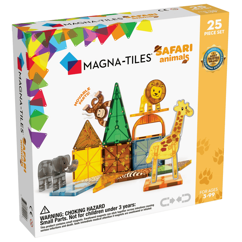 Magna-Tiles - Magna-Tiles | Safari Animals - 25-delig - De Hartjesdief