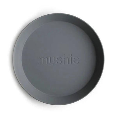Mushie - Mushie | Bord Rond - Smoke (2 stuks) - De Hartjesdief