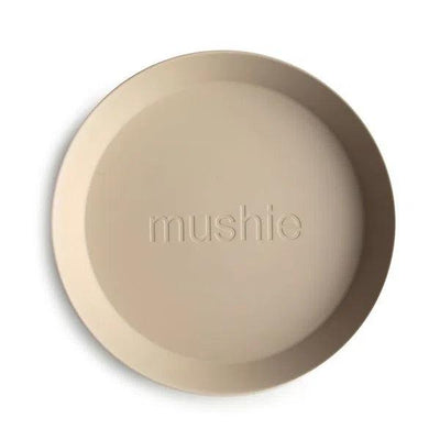 Mushie - Mushie | Bord Rond - Vanilla (2 stuks) - De Hartjesdief