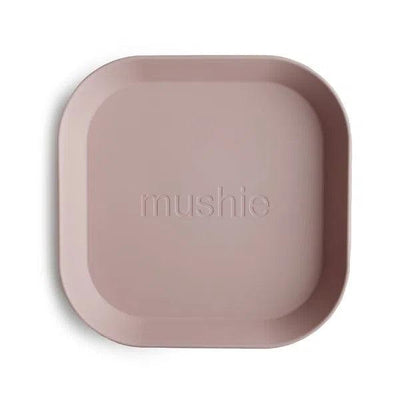 Mushie - Mushie | Bord Vierkant - Blush (2 stuks) - De Hartjesdief
