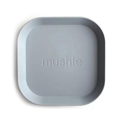 Mushie - Mushie | Bord Vierkant - Cloud (2 stuks) - De Hartjesdief