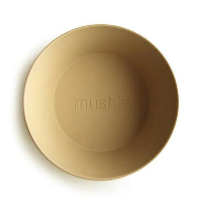 Mushie - Mushie | Kom Rond - Mustard (2 stuks) - De Hartjesdief