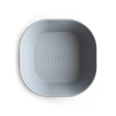 Mushie - Mushie | Kom Vierkant - Cloud (2 stuks) - De Hartjesdief