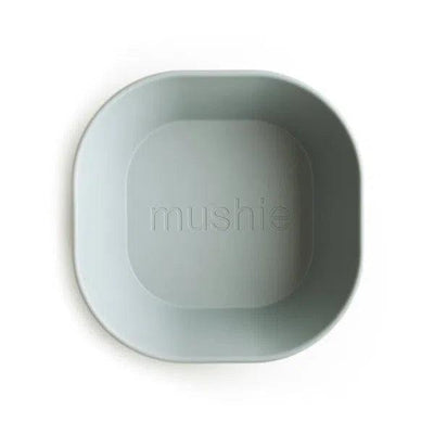 Mushie - Mushie | Kom Vierkant - Sage (2 stuks) - De Hartjesdief