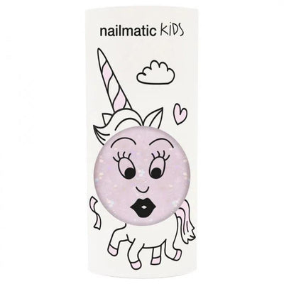 Nailmatic - Nailmatic | Kids Nail Polish - Nagellak 8 ml - Polly - Transparant Pink - De Hartjesdief