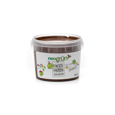Neogrün - Neogrün | Natuurlijke Vingerverf 120gram Bruin (1 potje) - De Hartjesdief