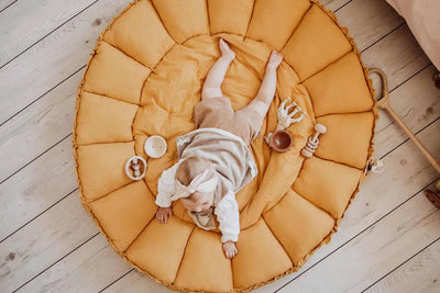 Play&Go - Play&Go | Bloom Mustard Biologisch Babymatje - De Hartjesdief