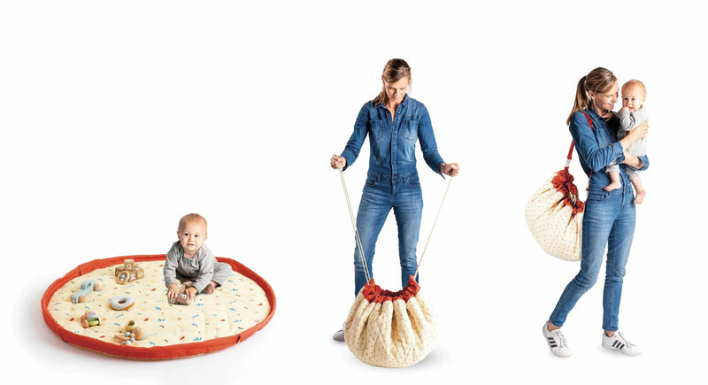 Play&Go - Play&Go | Iconen Baby Speeltapijt - Opbergzak - De Hartjesdief