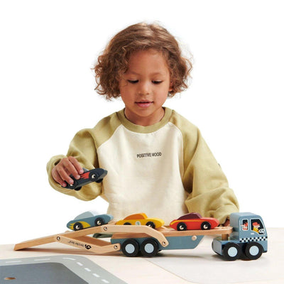 Tender Leaf Toys - Tender Leaf Toys | Car Transporter - De Hartjesdief