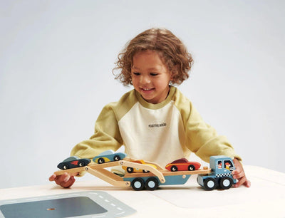 Tender Leaf Toys - Tender Leaf Toys | Car Transporter - De Hartjesdief