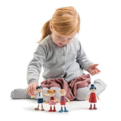 Tender Leaf Toys - Tender Leaf Toys | Doll House - Poppenfamilie - De Hartjesdief
