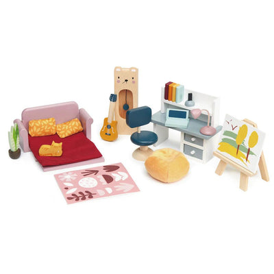 Tender Leaf Toys - Tender Leaf Toys | Doll House - Studeerkamer - De Hartjesdief