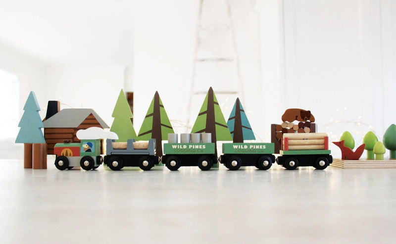 Tender Leaf Toys - Tender Leaf Toys | Wild Pines Train Set - De Hartjesdief