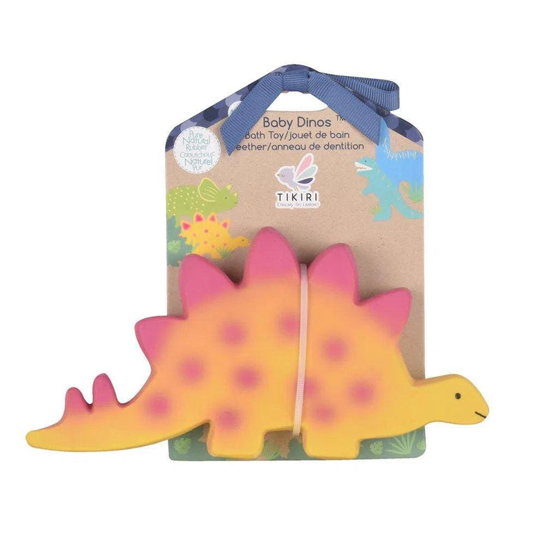 Tikiri - Tikiri | Baby Stegosaurus (Stego) Rubber Toy - De Hartjesdief