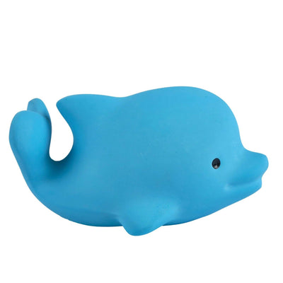 Tikiri - Tikiri | Dolphin - Natural Rubber Baby Teether Rattle & Bath Toy - De Hartjesdief