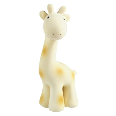 Tikiri - Tikiri | Giraffe - Natural Rubber Baby Teether Rattle & Bath Toy - De Hartjesdief