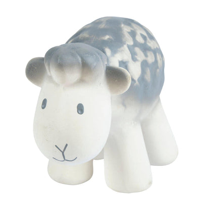 Tikiri - Tikiri | Sheep - Natural Rubber Baby Rattle & Bath Toy - De Hartjesdief