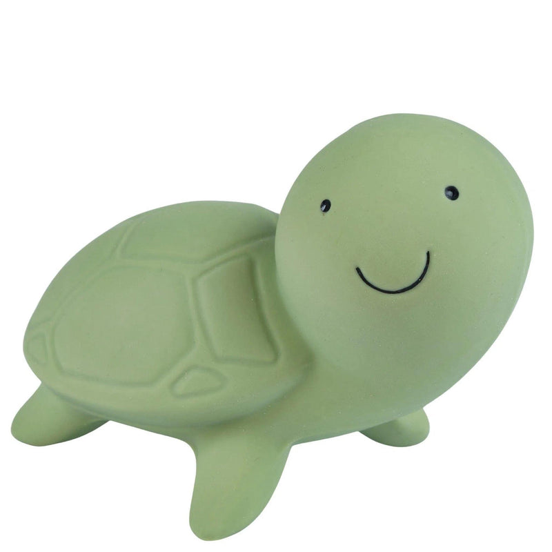 Tikiri - Tikiri | Turtle - Natural Rubber Baby Rattle & Bath Toy - De Hartjesdief