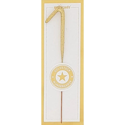 Wondercandle - Wondercandle | Gouden "1" voor Taart (mini) - De Hartjesdief