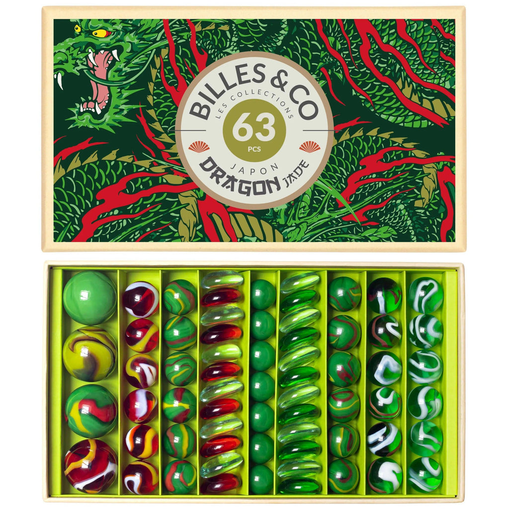 Bille en verre 16mm - Dragon - De Knikkerprins Bille en verre 16mm - Dragon - De Knikkerprins