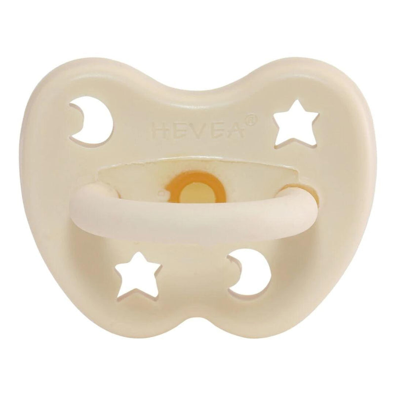 Hevea - Hevea | Fopspeen Orthodontisch - Milky White (3-36 maanden) - De Hartjesdief